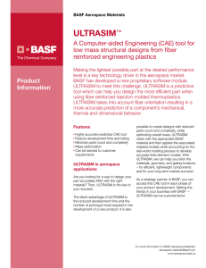 ultrasim - Aerospace Materials from BASF