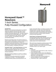 Honeywell Hawk™ Resolvers 1-Inch Series, Fully