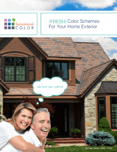 {FRESH}Color Schemes For Your Home Exterior