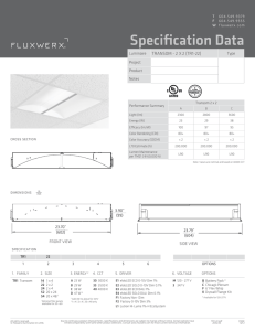Specification Data