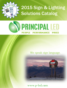 2015 E-Catalog - Principal LED