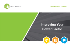 Improving Your Power Factor