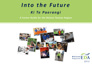 Into the Future - The Nelson Regional Development Agency Limited
