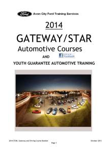 2014 STAR and Gateway Handbook