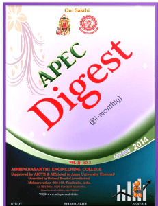 Volume 2 No. 2 - Adhiparasakthi Engineering College