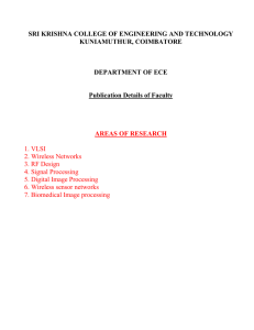 Publication Details - Sri Krishna College of Engineering and