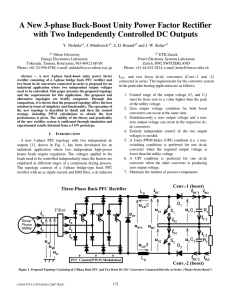 A New 3-Phase Buck-Boost Unity Power Factor Rectifier with Two