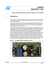 Super wide-range buck converter based on the VIPer16