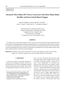 Advanced Three-Phase PFC Power Converters with