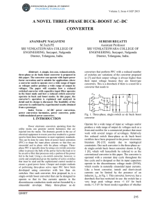 a novel three-phase buck–boost ac–dc converter