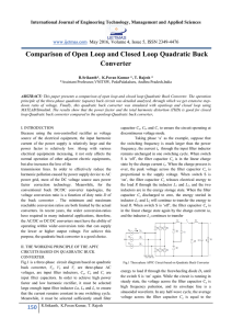 Comparison of Open Loop and Closed Loop Quadratic Buck