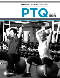 Personal Training Quarterly - National Strength and Conditioning
