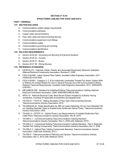 _27 10 05 Structured Cabling for Voice and Data