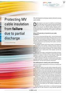 Protecting MV cable insulation from failure due to