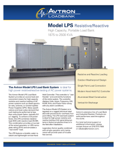 Model LPS Resistive/Reactive
