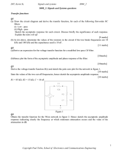 Measurements on a 50 ( transmission line produced a maximum