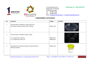 Consumables 20 oct 2015