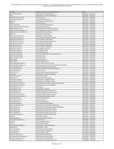 Third Party Description of Goods or Services to be Provided Term A