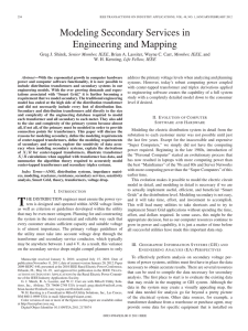 Modeling Secondary Services in Engineering and Mapping: Milsoft
