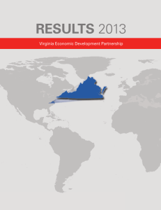 results 2013 - Virginia Economic Development Partnership