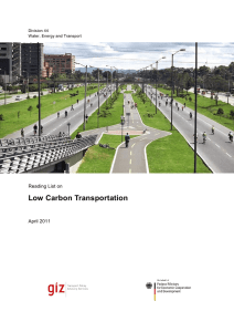 Low Carbon Transportation
