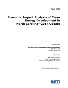 Economic Impact Analysis of Clean Energy