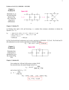 1 Chapter 3, Problem 55. Determine Gin in for each network shown