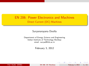EN 206: Power Electronics and Machines