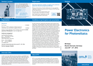 Power Electronics for Photovoltaics