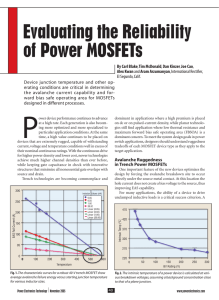 Evaluating the Reliability of Power MOSFETs