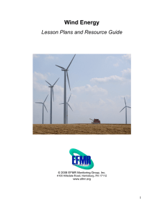 Wind Energy - EFMR Monitoring Group