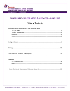 June - Pancreatic Cancer Action Network