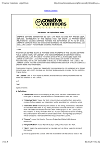 Creative Commons Legal Code http://creativecommons.org/licenses