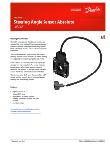 SASA Steering Wheel Sensor Data Sheet