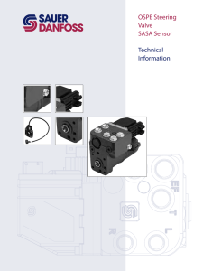 OSPE Steering Valve SASA Sensor