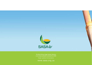 The South African Sugar Industry Directory