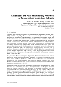 Antioxidant and Anti-Inflammatory Activities of Sasa quelpaertensis