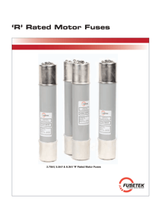 `R` Rated Motor Fuses