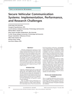 Secure Vehicular Communication Systems - People