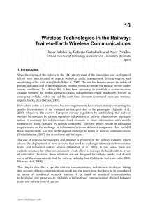 Train-to-Earth Wireless Communications