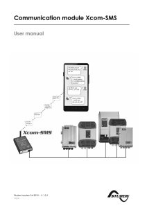 Communication module Xcom-SMS