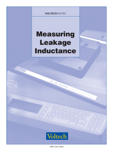 Measuring Leakage Inductance
