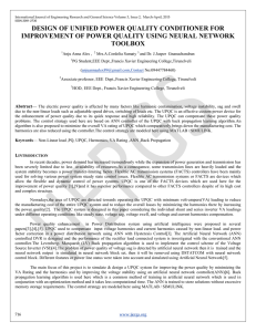 100. design of unified power quality conditioner for