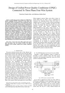 Design of Unified Power Quality Conditioner (UPQC)