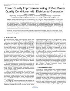 Power Quality Improvement using Unified Power Quality Conditioner