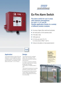 Ex-Fire Alarm Switch