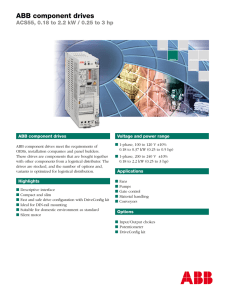 ABB component drives