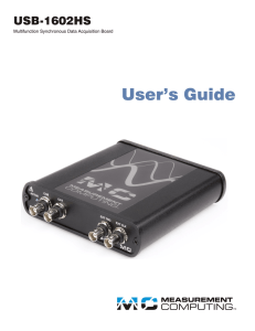 USB-1602HS - Measurement Computing