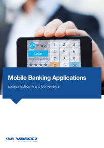 Mobile Banking Applications