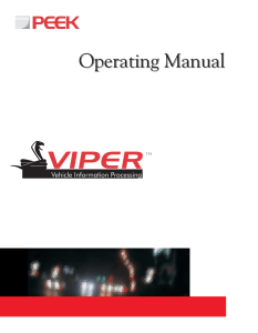 Viper Operating Manual